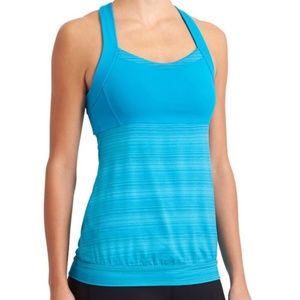 NWT Athleta Punch and Crunch Tank - Blue - Size XL